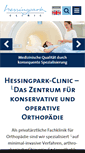 Mobile Screenshot of hessingpark-clinic.de